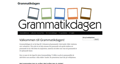 Desktop Screenshot of grammatikdagen.se